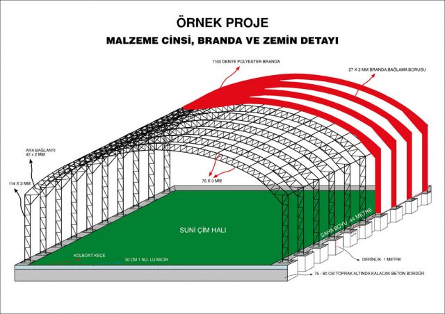 Spor Salonu Çatısı